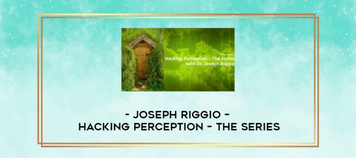 Joseph Riggio - Hacking Perception - The Series digital courses