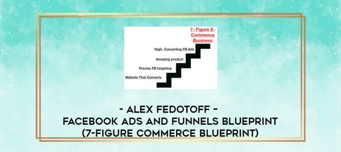 Alex Fedotoff - Facebook Ads and Funnels Blueprint (7-Figure Commerce Blueprint) digital courses