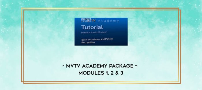 MVTV Academy package - Modules 1