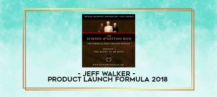 Jeff Walker - Product Launch Formula 2018 digital courses