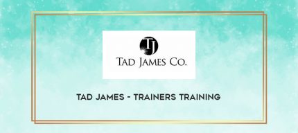 Tad James - Trainers Training digital courses