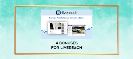 4 Bonuses for LiveReach digital courses
