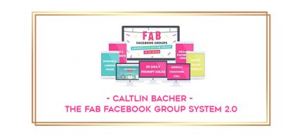 Caltlin Bacher - The Fab Facebook Group System 2.0 digital courses