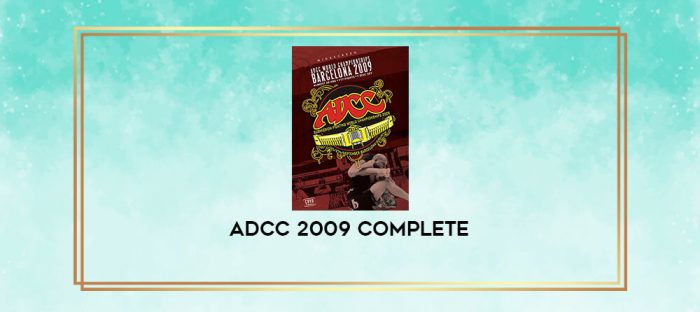 ADCC 2009 COMPLETE digital courses