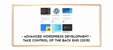 Advanced WordPress Development- Take Control of The Back End (2015) digital courses