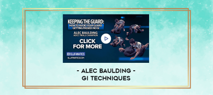 Alec Baulding - Gi Techniques digital courses