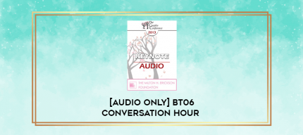 [Audio Only] BT06 Conversation Hour 12 - Gender Issues - Monica McGoldrick