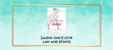 CC19 Law and Ethics 02 - Really Hard Work: Legal and Ethical Issues in Couples and Family Therapy - Part 2 - Steve Frankel