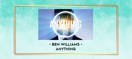 Ben Williams - Anything digital courses