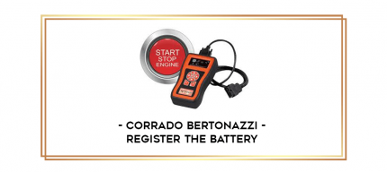 Corrado Bertonazzi - Register the Battery digital courses