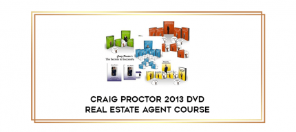 Craig Proctor 2013 DVD Real Estate Agent Course digital courses