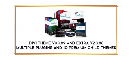 DIVI Theme v3.0.89 and Extra v2.0.88 - Multiple Plugins and 10 Premium Child Themes digital courses