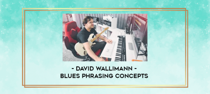 David Wallimann - BLUES PHRASING CONCEPTS digital courses