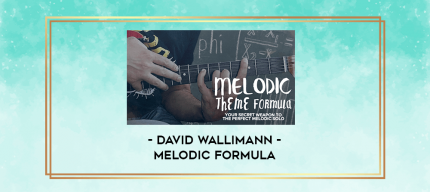 David Wallimann - MELODIC FORMULA digital courses