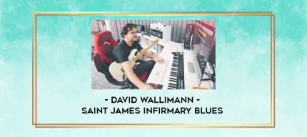 David Wallimann - SAINT JAMES INFIRMARY BLUES digital courses