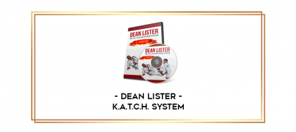 Dean Lister - K.A.T.C.H. System digital courses