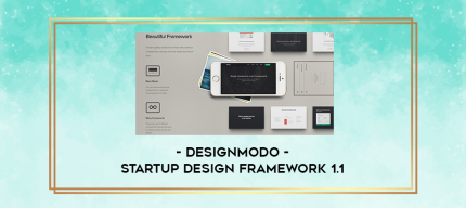 Designmodo - Startup Design Framework 1.1 digital courses