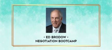 Ed Brodow - Negotiation Bootcamp digital courses