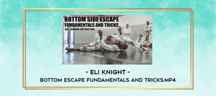 Eli Knight - Bottom Escape Fundamentals and Tricks.mp4 digital courses