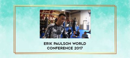 Erik Paulson World conference 2017 digital courses