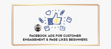 Facebook Ads For Customer Engagement & page likes Beginners digital courses
