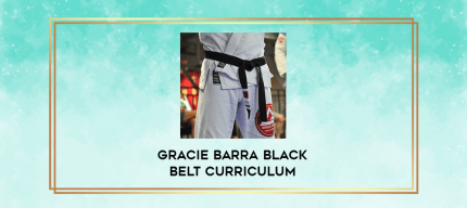 Gracie Barra Black Belt Curriculum digital courses