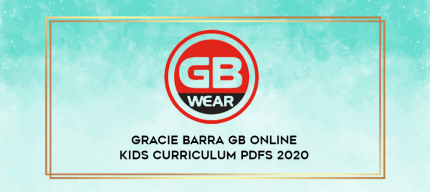 Gracie Barra GB Online Kids Curriculum PDFs 2020 digital courses