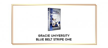 Gracie University Blue Belt Stripe One digital courses