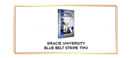 Gracie University Blue Belt Stripe Two digital courses