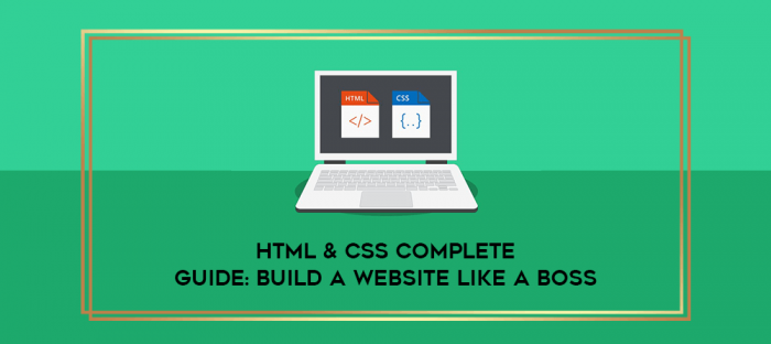 HTML & CSS Complete Guide: Build a Website Like a Boss digital courses