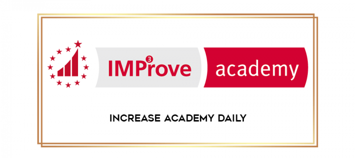 Sean Vosler - Founder - Increase Academy Daily digital courses