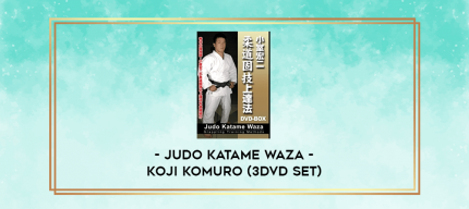 JUDO KATAME WAZA BY KOJI KOMURO (3DVD set) digital courses