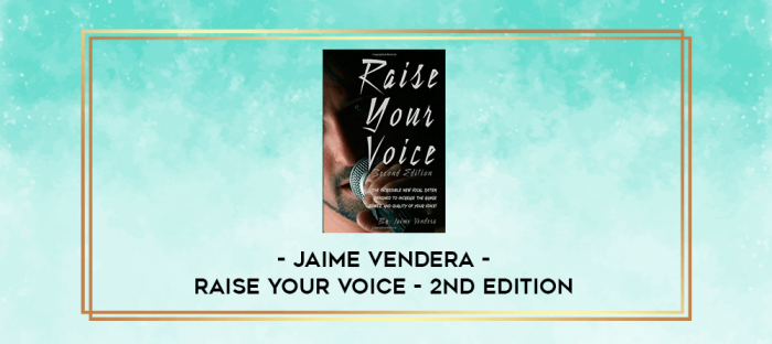 Jaime Vendera - Raise Your Voice - 2nd Edition digital courses