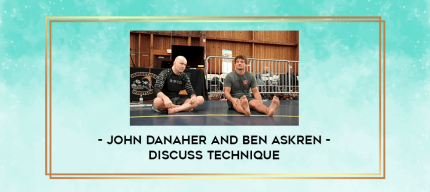 John Danaher and Ben Askren - discuss technique digital courses