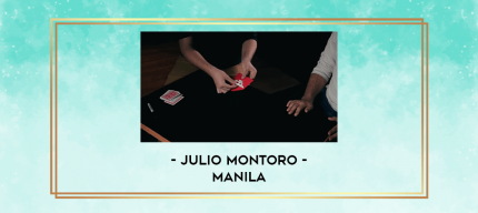 Julio Montoro - Manila digital courses