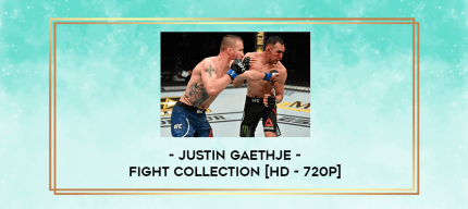 Justin Gaethje - Fight Collection [HD - 720p] digital courses