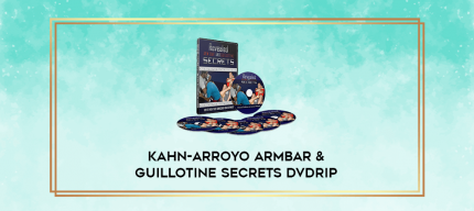 Kahn-Arroyo Armbar & Guillotine Secrets DVDRip digital courses