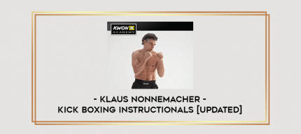 Klaus Nonnemacher - Kick Boxing Instructionals [Updated] digital courses