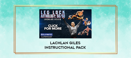 Lachlan Giles Instructional Pack digital courses