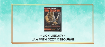Lick Library - Jam With Ozzy Osbourne digital courses