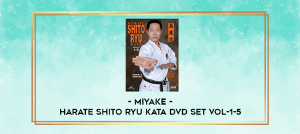 KUNIO MIYAKE - KARATE SHITO RYU KATA DVD SET VOL-1-5 digital courses