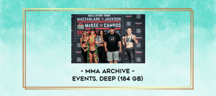 MMA Archive- Events