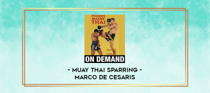 Muay Thai Sparring - Marco de Cesaris digital courses