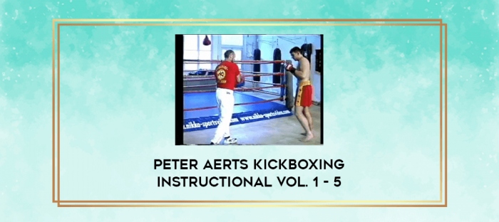 Peter Aerts Kickboxing Instructional Vol. 1 - 5 digital courses