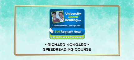 Richard Nongard - SpeedReading Course digital courses