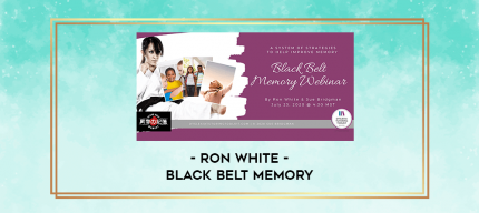 Ron White - Black Belt Memory digital courses