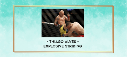 Thiago Alves - Explosive Striking digital courses