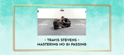 Travis Stevens - Mastering No Gi Passing digital courses