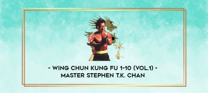 Wing Chun Kung Fu 1-10 (Vol.1) - Master Stephen T.K. Chan digital courses