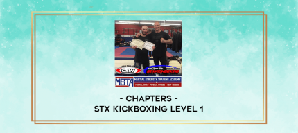 chapters - stx kickboxing level 1 digital courses